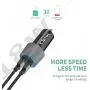 Rapid USB C Car Charger, Compatible for Samsung Galaxy S20/S20 Plus/S20 Ultra/S10+/S10e/Note 10/Note 10 Plus/9/8/S9+/S8/A50/A70, Quick Charge 3.0 Dual USB 18W Fast Car Charger with Type C Cable 3.3ft Rapid USB C Car Charger, Compatible for Samsung Galaxy S20/S20 Plus/S20 Ultra/S10+/S10e/Note 10/Note 10 Plus/9/8/S9+/S8/A50/A70, Quick Charge 3.0 Dual USB 18W Fast Car Charger with Type C Cable 3.3ft