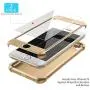 ORETECH iPhone 8 Case, iPhone 7 Case, with[2 x Tempered Glass Screen Protector] 360° Full Body Shockproof Protection Cover Ultra-Thin Hard PC + Soft Rubber Silicone for iPhone 7/8-4.7 -Gold