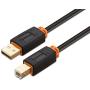 SNANSHI Printer Cable 15 Feet,Printer USB Cable USB 2.0 Type A Male to Type B Male Printer Scanner Cable for HP, Canon, Lexmark, Epson, Dell, Xerox, Samsung etc
