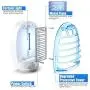 GLOUE Bug Zapper, Mosquito Killer Electronic Insect Killer Fly Trap Indoor, Electric Mosquito Zapper with Blue Lights for Home, Kitchen, Bedroom, Baby Room, Office