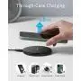 Anker Wireless Charger, PowerWave Pad Qi-Certified 10W Max for iPhone SE (2020), 11, 11 Pro, 11 Pro Max, Xs Max, XR, XS, X, 8, 8 Plus, AirPods, Galaxy S20 S10 S9 S8, Note 10 9 8 (No AC Adapter)