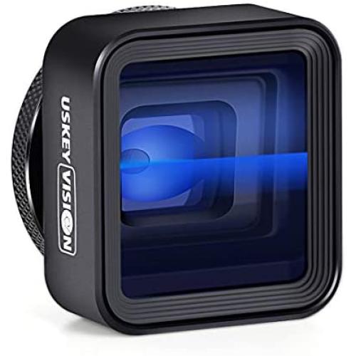 USKEYVISION Anamorphic Lens - 1.33X Wide Lens, Used with Filmic Pro App for iPhone 11/pro/max, Android Smarphones (1.33X Lens)