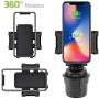 Cellet Car Cup Holder Phone Mount Cradle Compatible for iPhone 11 Pro Max XR XS Max X 8 Plus Samsung Note 10 9 8 Galaxy S20 Ultra S10+ S9 S8 Moto e6 z4 g Power Play Pixel 4 XL LG