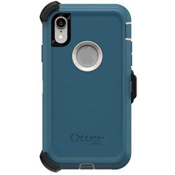 OtterBox DEFENDER SERIES SCREENLESS EDITION Case for iPhone Xr - Frustration Free Packaging - BIG SUR (PALE BEIGE/CORSAIR)