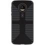 Speck Products CandyShell Grip Case for Moto Z Droid Smartphone, Black/Slate Grey