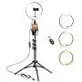 10.2 inch Selfie Ring Light with Tripod Stand & 2 Phone Holders, LETSCOM Dimmable LED Beauty Camera Ringlight for Makeup/Photography/YouTube Videos/Vlog/TIK Tok/Live, Compatible with iPhone & Android 10.2 inch Selfie Ring Light with Tripod Stand & 2 Phone Holders, LETSCOM Dimmable LED Beauty Camera Ringlight for Makeup/Photography/YouTube Videos/Vlog/TIK Tok/Live, Compatible with iPhone & Android