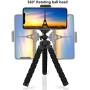 Premium Phone Tripod, Flexible Tripod Compatible with Phone/Android Samsung Mini Tripod Stand Holder for Camera Mobile Cell Phone