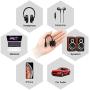 [Apple MFi Certified] Lightning to 3.5 mm Headphone Adapter Dual Ports Dongle Charger Jack&AUX Audio 3.5 mm Earphone Accessory,for iPhone 11/11 Pro/X/8,7 Plus/8 Plug and Play Support All iOS System