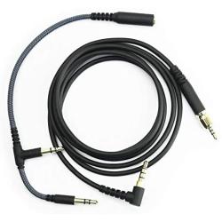 NewFantasia Replacement Audio Cable Compatible with Sennheiser Game ONE, Game Zero, PC 373D, GSP 350, GSP 500, GSP 600 Gaming Headsets 1.3m/4.3ft