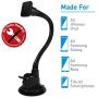 Macally Magnetic Phone Car Mount, Windshield Phone Holder for Car with 12" Long Arm & Super Strong Magnet for All Smartphones, Cell Phones, iPhones, Samsung Galaxies, etc.