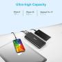 USB C Portable Charger, E EGOWAY 27000mAh Supports 100W Output PD Power Bank External Battery for USB C and USB A Smart Phones, Tablets, Laptops and Other Smart Devices