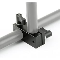 NICEYRIG 90 Degree 15mm Rod Clamp with Adjustable Screws for Camera Support System Shoulder Rig Tripod System, Pack of 2