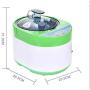 ZONEMEL Sauna Steamer Portable Pot 4 Liters, Stainless Steel Steam Generator with Remote Control, Spa Machine with Timer Display Mist Moisturizing for Body Detox (Green)