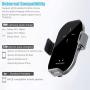 Wirelsss Car Charger,QI Fast Charging Air Vent Holder Auto-Clamping Smart Sensor Phone Holder for Car Compatible with iPhone 11/11 Pro/11 Pro Max/Xs MAX/XS/XR/X/8/8+,Samsung S10/S10+/S9/S9+
