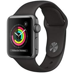 Apple Watch Series 3 (GPS, 38mm) - Space Gray Aluminum Case with Black Sport Band