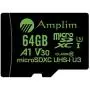 64GB Micro SD Card Plus Adapter - Amplim V30 A1 100MB/s 667X 64 GB MicroSDXC Memory Card Pack (Class 10 U3 UHS I TF XC) MicroSD SDXC Card - Cell Phone, Drone, Camera, GoPro Hero, Fire, Nintendo, DJI 64GB Micro SD Card Plus Adapter - Amplim V30 A1 100MB/s 667X 64 GB MicroSDXC Memory Card Pack (Class 10 U3 UHS I TF XC) MicroSD SDXC Card - Cell Phone, Drone, Camera, GoPro Hero, Fire, Nintendo, DJI