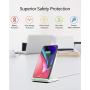 Fast Wireless Charger,NANAMI Qi Certified Wireless Charging Stand Compatible iPhone SE/11/11 Pro/11 Pro Max/XS/XS Max/XR/X/8 Plus,Samsung Galaxy S20 S10 S9 S8 S7 Edge Note 10+/9/8 and Qi-Enabled Phone