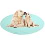 EXPAWLORER Washable Pee Pads for Dogs - Reusable Round Pad for Puppy Playpen Pen, Puppy Housebreaking Training, Travelling and Whelping