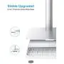 Cell Phone Stand, OMOTON Adjustable Phone Stand, Upgraded Height Increasing Desk Phone Holder for iPhone SE 2/11/ 11 Pro/XS Max, Samsung Galaxy S20/ S10 and Other Phones (3.5-7.0-Inch), Silver