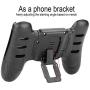AYNEFY Mobile Phone Game Controller, Retractable Phone Game Control Pad Gaming Grip Handle Holder (Black)