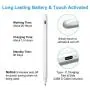 Stylus Pen with Palm Rejection, FOJOJO Active Stylus Compatible with (2018-2020) Apple iPad Pro 11 & 12.9 inch/iPad 7th Gen/iPad 6th Gen/iPad Mini 5th Gen/iPad Air 3rd Gen (White)