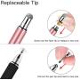Waysse 3 Stylus Pens for Touch Screens, Capacitive Pen High Sensitivity & Fine Point, Universal Stylus with Clear Disc for iPhone X/8/8plus iPad/iPad Pro/iPad Mini and All Capacitive Touch Screens