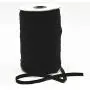 200 Yards Length 1/8 Inch Width Braided Elastic Band Black Elastic String Cord Heavy Stretch High Elasticity Knit Elastic Band for Sewing Craft DIY, Mask