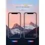 [2 Pack] Tempered-Glass Camera Protector for iPhone X 2.5D Ultra Thin HD Anti-Fingerprint Protective Clear Film for iPhone Lens with 2 Phone Camera Covers (iPhone X)