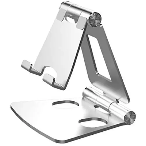 Adjustable Cell Phone Stand, licheers Multi-Angle Cell Phone Holder, Cradle, Dock, Stand Compatible with Nintendo Switch, Phone 11 Pro Xs Max Xr X 8 7 6 6s Plus and 4-7 Inch Devices (Silver) Adjustable Cell Phone Stand, licheers Multi-Angle Cell Phone Holder, Cradle, Dock, Stand Compatible with Nintendo Switch, Phone 11 Pro Xs Max Xr X 8 7 6 6s Plus and 4-7 Inch Devices (Silver)