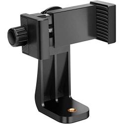 Universal Smartphone Tripod Adapter Cell Phone Holder Mount Adapter, Fits iPhone, Samsung, and All Phones, Rotates Vertical and Horizontal, Adjustable Clamp