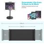 EICAUS Cell Phone Holder＆Tablet Stand for Desk,360 ̊ Rotating,Compatible with 5.5’’ to 11’’Screen Phones,iPad,Kindle, ipad＆iPhone Stands and Holders,Adjustable Phone Holder from 5.5’’ to 8.5’’