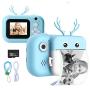 ieGeek Instant Print Kids Camera for Girls Boys Creative 24MP Digital Video Camera with Paper Film HD 1080P 2.4 Inch Color Screen Toy Selfie Mini Camera with 16GB SD Card