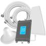 Verizon Phone Booster 4G LTE Band 13 AGC High Gain Cell Signal Booster 700Mhz Mobile Phone Signal Booster Antenna Kit for Home and Office, Improve 4G LTE Data