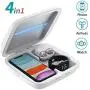 Phone Cleaner case, Cell Phone Wireless Charging Station, Multifunctional Cleaner Box Smartphone Cleaning Case Compatible for Airpods Pro iWatch iPhone 11 Pro Max 8 X XR XS Samsung Galaxy S10 Plus