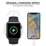 iWatch Charger Compatible with iPhone Charger, 2-in-1 Wireless Portable Charger, iPhone Watch Charger Cable for iWatch Series 5 4 3 2 1 iPhone 11/11 Pro/X /XR/XS Max/8/8Plus/7/7Plus/iPad 4/Air/M