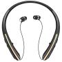 Retractable Bluetooth Headphones, Wireless Earbuds Stereo Headsets Neckband Earphone Noise Canceling with Mic by Mikicat (2020 Upgraded, 20 Hours Playtime, Black Gold)