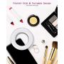 ELEGIANT Selfie Ring Light, Clip-on Selfie Light with 40 LED & 4 Light Modes Rechargeable Portable Circle Light for Phone Laptop iPad YouTube Vlogging TikTok Photography Video Makeup (Black)