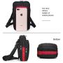 Sentient Wolf Water-Resistant Oxford Fabric Multifunction Phone Bag One Shoulder Phone Waist Bag Diagonal Cross Bag Smart Phone Case Outdoor Bag
