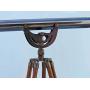 Hampton Nautical ST-0148-Black Floor Standing Oil-Rubbed Bronze Anchormaster 65"-Vintage Scope-Old Telescope