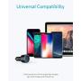 USB C Car Charger, Anker 49.5W PowerDrive Speed+ 2 Car Adapter with One 30W PD Port for MacBook Pro/Air 2018, iPad Pro, iPhone XS/Max/XR/X/8, S10/S9, and One 19.5W Fast Charge Port for S8 and More