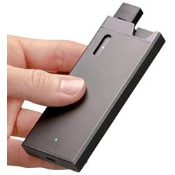 BRIK | Ultra-Slim Aluminum Portable Charger Case | Pod Storage | Holds 1 Extra Pod - Brick Battery Power Bank (Steel Gray)