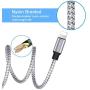 iPhone Charger KOZOPO Fast Charging Nylon Braided 3Pack 6feet Durable High Speed Data Sync Cord Connector Extra Long Power Cable Compatible with iPhone Xs Max/XR/X/8/7/Plus/6S/6/SE/5S/iPad