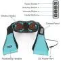 Shiatsu Back shoulder & Neck Massager With Heat - Deep Tissue 3D Kneading Pillow Massager for Neck, Back, Shoulders, Foot, Legs - Electric Full Body Massage - for Home & Car Shiatsu Back shoulder & Neck Massager With Heat - Deep Tissue 3D Kneading Pillow Massager for Neck, Back, Shoulders, Foot, Legs - Electric Full Body Massage - for Home & Car