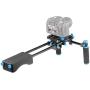 Neewer Portable FilmMaker System With Camera/Camcorder Mount Slider, Soft Rubber Shoulder Pad and Dual-hand Handgrip For All DSLR Video Cameras and DV Camcorders