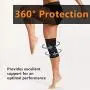ComfiLife Compression Knee Sleeve – Knee  Brace for Men & Women – Knee Support for Running, Weightlifting, Crossfit, Meniscus Tear, Arthritis Pain Relief – Breathable Non-Slip Comfort (Pair)