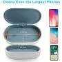 Cell Phone Sanitizer, Portable Cleaners Aromatherapy Function for All iPhone & Android Smart Phone with Wireless Charging, Toothbrush,Watch,Keys Cell Phone Sanitizer, Portable Cleaners Aromatherapy Function for All iPhone & Android Smart Phone with Wireless Charging, Toothbrush,Watch,Keys