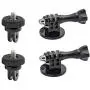 Tripod Adapter Mounts with Camera 1/4-20 Screw Adapter Compatible for Gopro Hero Action Cameras by WOLEYI Tripod Adapter Mounts with Camera 1/4-20 Screw Adapter Compatible for Gopro Hero Action Cameras by WOLEYI