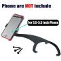 Miniclue Behind Tachometer Bolt-On Smartphone Cell Phone Cup Mount GPS Holder with Cradle Rotatable Clip for Mini Cooper R60 Countryman or R61 Paceman,1 Pack
