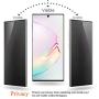[2 Pack] Galaxy Note 20 Ultra Privacy Screen Protector, Audins (Self Healing) (Support Fingerprint Unlock) (Full Adhesive) Flexible Film, Anti-Spy Anti-Scratch for Samsung Galaxy Note 20 Ultra (6.9”)