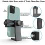 Phone Tripod Mount Adapter with 360 Degree Swivel Ball Head + Phone Clamp, KDD Adjustable iPhone Tripod Mount for iPhone 11 Pro Max, Samsung and Other Smartphones
